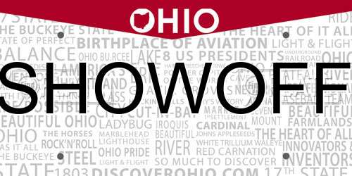 SHOWOFF Ohio License Plate