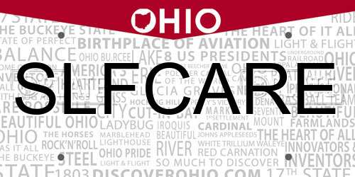 SLFCARE Ohio License Plate