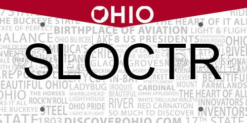 SLOCTR Ohio License Plate