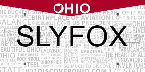 SLYFOX Ohio License Plate