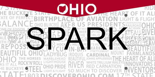 SPARK Ohio License Plate