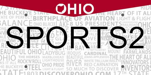 SPORTS2 Ohio License Plate