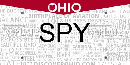 SPY Ohio License Plate