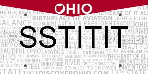 SSTITIT Ohio License Plate