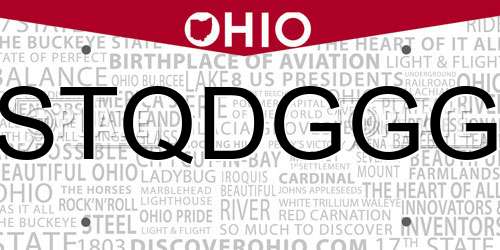 STQDGGG Ohio License Plate