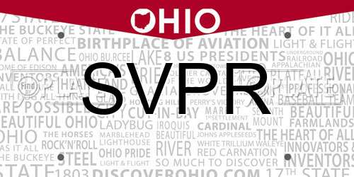 SVPR Ohio License Plate