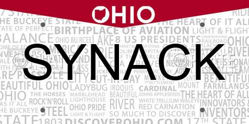 SYNACK Ohio License Plate