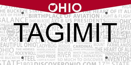 TAGIMIT Ohio License Plate