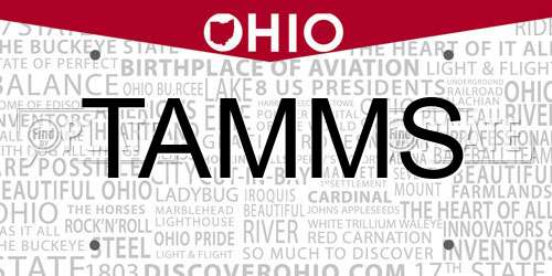 TAMMS Ohio License Plate