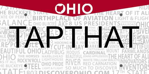 TAPTHAT Ohio License Plate