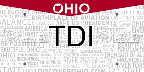 TDI Ohio License Plate