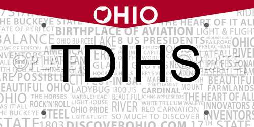 TDIHS Ohio License Plate