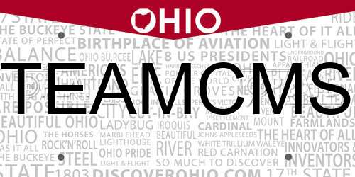 TEAMCMS Ohio License Plate