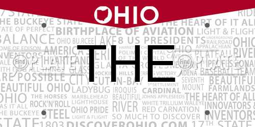 THE license plate in OH state