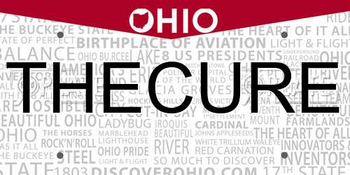 THECURE Ohio License Plate