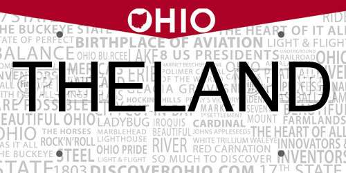THELAND Ohio License Plate