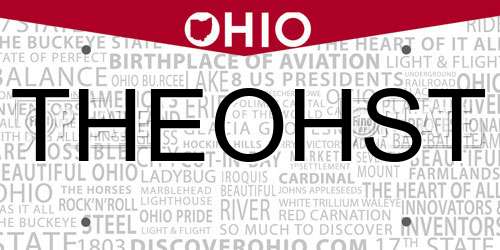 THEOHST Ohio License Plate