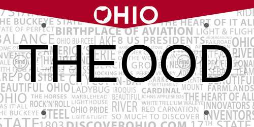 THEOOD Ohio License Plate