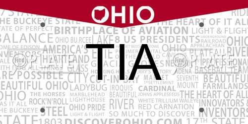 TIA Ohio License Plate