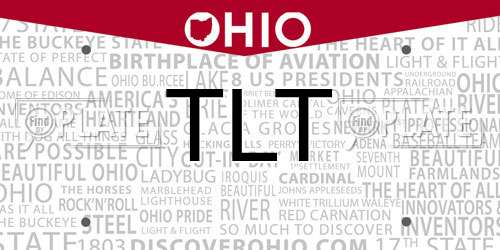TLT Ohio License Plate