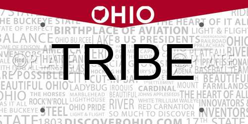 TRIBE Ohio License Plate
