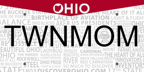 TWNMOM Ohio License Plate