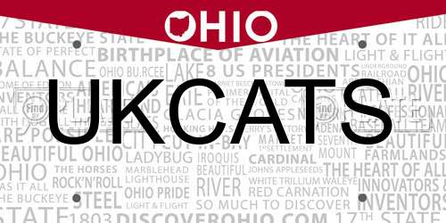 UKCATS Ohio License Plate