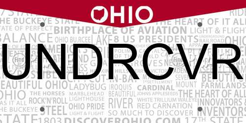 UNDRCVR Ohio License Plate