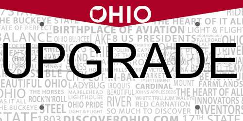 UPGRADE Ohio License Plate