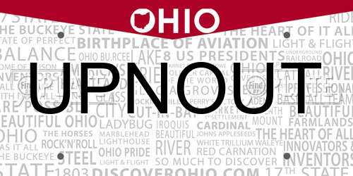 UPNOUT Ohio License Plate