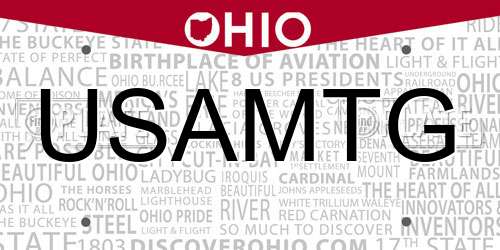 USAMTG Ohio License Plate