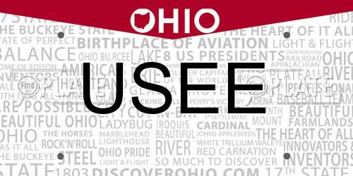 USEE Ohio License Plate