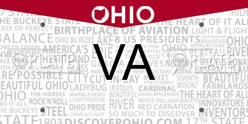 VA Ohio License Plate