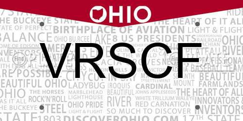 VRSCF Ohio License Plate