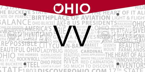 VV Ohio License Plate
