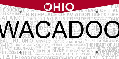 WACADOO Ohio License Plate