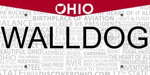 WALLDOG Ohio License Plate