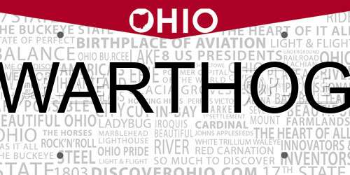 WARTHOG Ohio License Plate