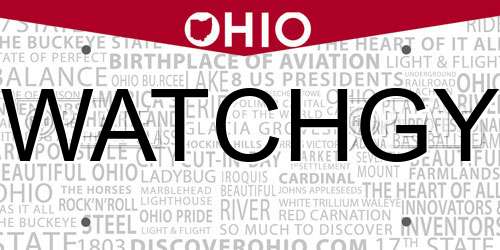 WATCHGY Ohio License Plate