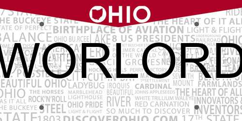 WORLORD Ohio License Plate