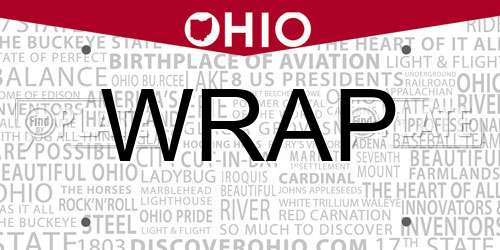 WRAP Ohio License Plate