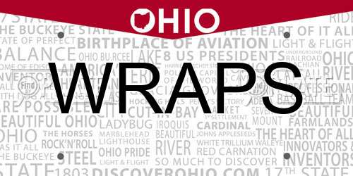 WRAPS Ohio License Plate