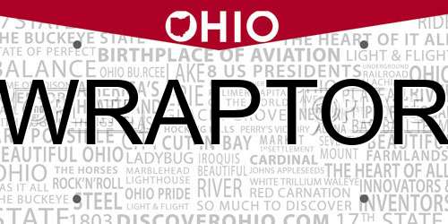 WRAPTOR Ohio License Plate