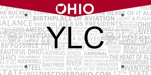 YLC Ohio License Plate