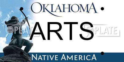 ARTS Oklahoma License Plate