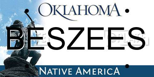 BESZEES Oklahoma License Plate