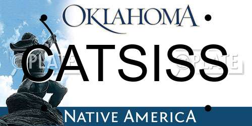 CATSISS Oklahoma License Plate
