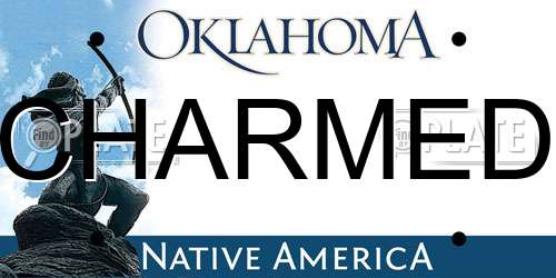 CHARMED Oklahoma License Plate