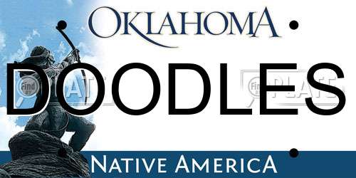 DOODLES Oklahoma License Plate