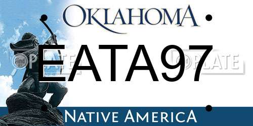 EATA97 Oklahoma License Plate